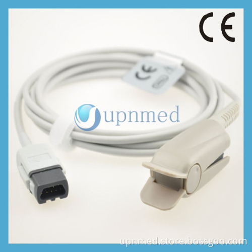 Ge Trusat Adult Finger Clip SpO2 Sensor Oxy-F4-Mc